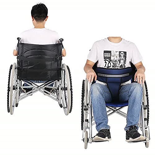 Cinturón de Seguridad para Silla de Ruedas, cinturón de Seguridad para Ancianos, arnés de sujeción médica Cruzada en el Pecho, Correa Ajustable, Cuidado de los Pacientes, Seguridad de los Ancianos