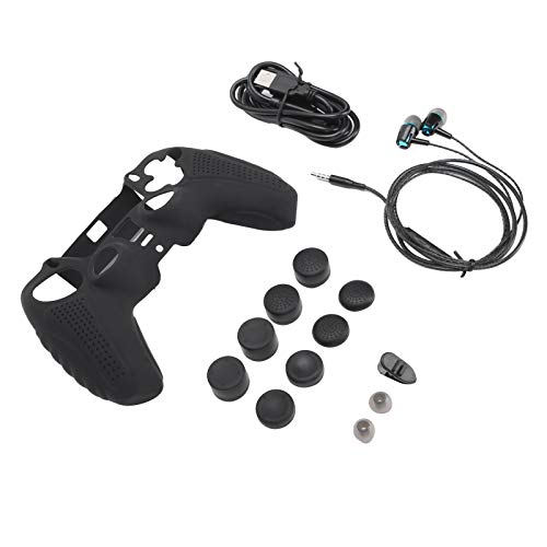 COHU Kit De Accesorios De Controlador De Juego, Práctica Funda Protectora De Controlador con Accesorios Profesionales para Juegos para La Mayoría De Las Personas