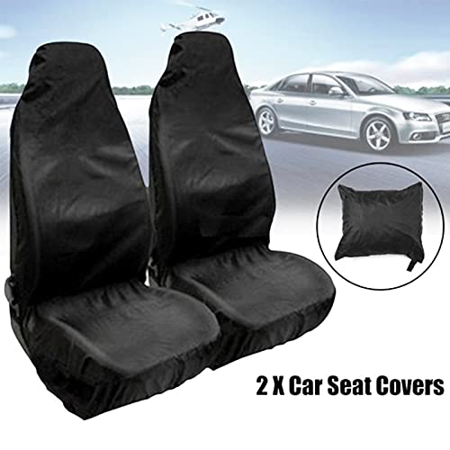 CONG 2 fundas protectoras universales para asiento de coche, funda protectora impermeable para asiento delantero del conductor