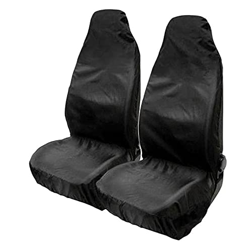 CONG 2 fundas protectoras universales para asiento de coche, funda protectora impermeable para asiento delantero del conductor
