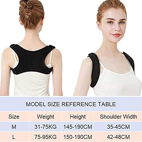 Corrector De Postura Correas De Hombro Para Hombres Y Mujeres Para Corregir La Cifosis Cinturón De Corrección De Espalda Sentado Plancha Ajustable, Refuerzo De Espalda, Soporte De Postura Cómodo Esc