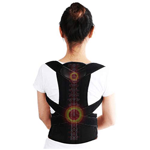 Corrector De Postura De Refuerzo De Espalda, Cómodo para Soporte De Clavícula, Soporte De Cifosis Invisible Y Transpirable, Fijador De Postura, Mejora La Postura, para Niños Y Adultos,M