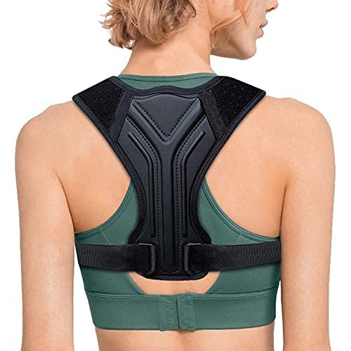 Corrector de postura Enderezar Corrector de postura para cinturón de espalda Evitar encorvarse Aliviar el dolor Correas de postura Soporte de clavícula Soporte para mujeres Hombres Soporte de soporte