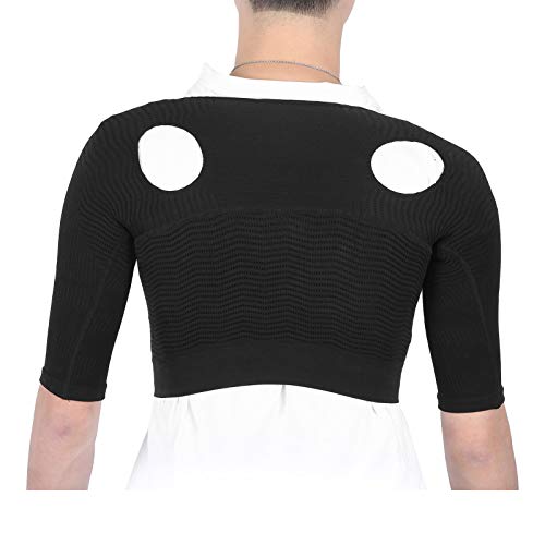 Corrector de Postura Soporte para la Espalda Cómodo de Usar Diseño de Soporte para el Pecho Vida útil Prolongada Oficina para el Hogar(METRO)