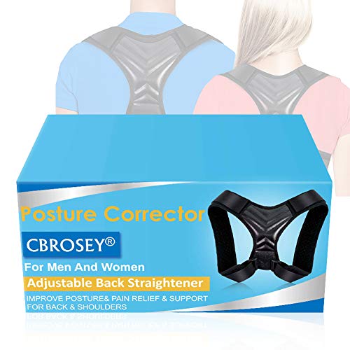 Corregir Postura Espalda,Corector Postural,Posture Corrector for Women Men,Corrector de postura ajustable de respaldo, mejora el alivio de la postura Dolor de espalda