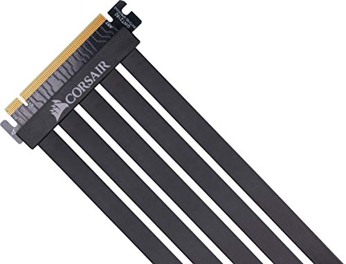 Corsair Premium PCIe 3.0 x 16 Extension Cable, 300 mm, Negro