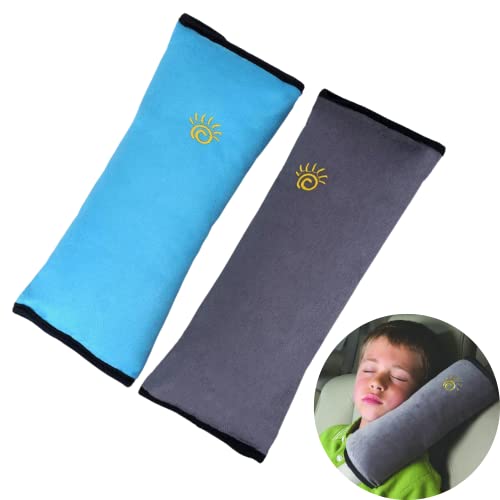 Crazy Bean 2pcs Almohadillas para Cinturón de Seguridad Protector Cinturon Coche Niños Almohadillas Protectores de Coche Hombro Cinturón de Seguridad para Niño
