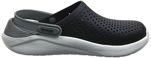 Crocs Literide Clog, Zuecos Unisex Adulto, Negro (Black/Smoke), 42/43 EU