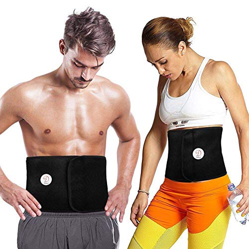 Dekool Cinturón reductor universal compatible con todos los tamaños para hombre y mujer, corsé para entrenamiento, promueve la pérdida de peso, quema de grasa y hace sudar.