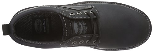Dockers 23DA005 - Zapatos de cordones de cuero para hombre, color negro, talla 43
