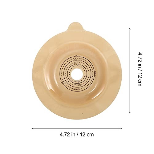 DOITOOL Colostomía Bolsa Anillo Cuttable Anillo de Ostomía Base Anillo de Ostomía Cubierta de Anillo de Bolsa Drenable Anillo Suministros de Urostomía para Tienda en el Hogar