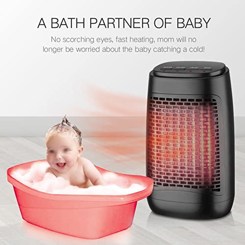 DUTUI Calentador Mini Hogar Calentador De Ahorro De Energía De Calor Rápido Calentador Eléctrico Calentador De Botón Portátil, Malla De Panal Para Mujeres