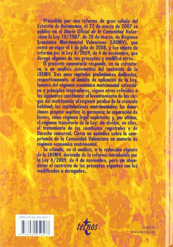 El Régimen Económico Matrimonial en la Comunidad Valenciana (Derecho - Práctica Jurídica)