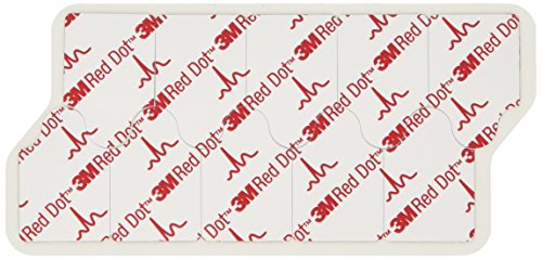 Electrodos Red Dot 3M 2330, paquete de 100 unidades, electrodos desechables para ECG