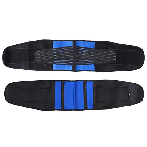 Emoshayoga Cintura Cintura Deportiva Cintura Correa para Mujeres y Hombres para aliviar el Dolor Muscular para aliviar el Dolor para la relajación(Dark Blue, S)