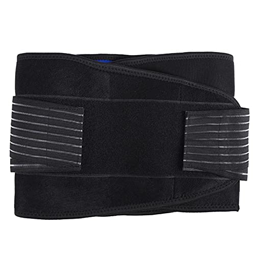 Emoshayoga Cintura Cintura Deportiva Cintura Correa para Mujeres y Hombres para aliviar el Dolor Muscular para aliviar el Dolor para la relajación(Dark Blue, S)