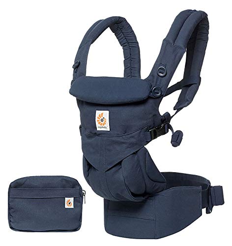 Ergobaby Mochila Portabebé Ergonómica Omni 360 Midnight Blue, 4-Posiciones de Porteo