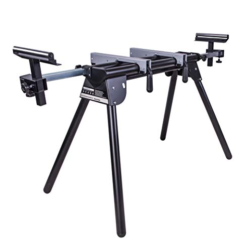 EVOLUTION POWER TOOLS 005-0001 Soporte de Sierra ingletadora con Extensiones, 0 W, 0 V, Negro