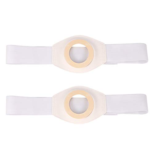 EXCEART 2Pcs Cinturón de Ostomía Banda de Estoma Abdominal Fistulización Prevenir Alergia Soporte de Cintura para Hombres Mujeres