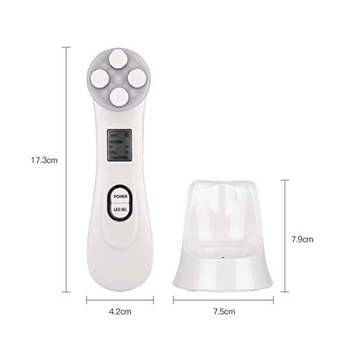 Face Skin EMS Mesoterapia Electroporación RF Radio Frecuencia Facial LED Fotón Dispositivo de Cuidado de la Piel Cara Levantamiento Apriete la Herramienta de Belleza