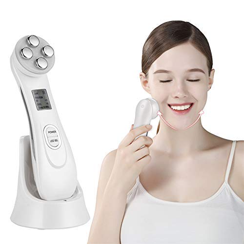 Face Skin EMS Mesoterapia Electroporación RF Radio Frecuencia Facial LED Fotón Dispositivo de Cuidado de la Piel Cara Levantamiento Apriete la Herramienta de Belleza