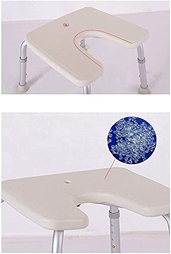 FBBSZSD Banco de Transferencia de Asiento Acolchado, Taburete de Ducha Taburete de bañera Taburete de bañera Silla de Ducha U-SD Taburete de baño Taburete de baño Taburete de Ducha para mu