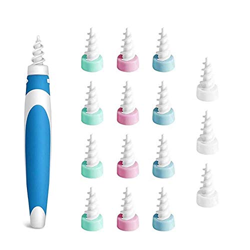 Feliciay Herramienta De EliminacióN De Cera De Orejas De Silicona Suave, Herramienta De EliminacióN De Cera, Herramienta De Limpieza En Espiral, Inteligente, Reutilizable, Kit De Limpieza