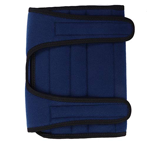 Férula de soporte para codo para síndrome del túnel cubital, férula transpirable para muñeca y antebrazo, estabilizador de férula de brazo de soporte fijo externo para esguinces(Azul)