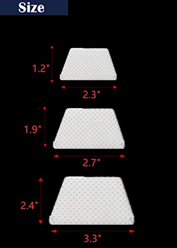 Férulas nasales termoplásticas, protector externo de la nariz para la cirugía de la septoplastia, fractura de la nariz del corsé, ENT, inmovilización ortopédica, tamaño 5pcs-S (B)