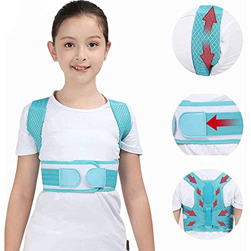 Fhdisfnsk Corrector De Postura Ajustable para Niños, Mejora La Cifosis Torácica, Soporte para Enderezar La Parte Superior De La Espalda, Corrector De Postura De Espalda para Niños Y Niñas