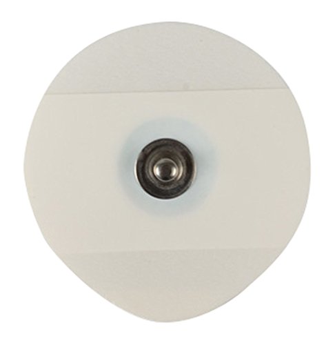 FIAB 33344 Paquete de 24 (1200 piezas) electrodos ECG universales desechables en forma ovalada 48 x 50 mm