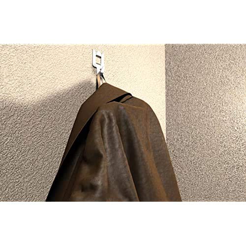 fischer - Fija cuadros para colgar cuadros sin agujeros, Blanco 8 uds