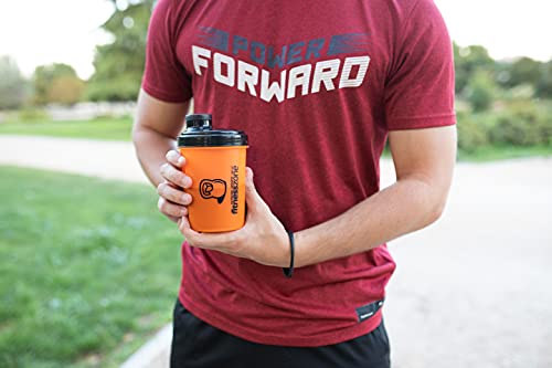 Fitness Zone | Nano Shaker Rosca 500 ml | Bottle Cocktail Pequeño Para Batidos de Proteínas u Otras Bebidas con Tapón de Rosca Antiapertura y Filtro Evita Grumos | Coctelera y Mezcladora Para Batidos