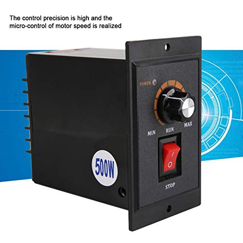 Forward and Reverse Control Motor Speed Controller AC 220V Motor Speed Controller Motor Numerical Control(500W)
