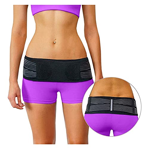 FYRGHZ Cinturón de Soporte pélvico para Mujer, recuperación de Cadera posparto, Negro, sacroilíaco, Estirable, Transpirable, tensado, Faja, Moldeador de Belleza (Color: Negro) Harmonious Home