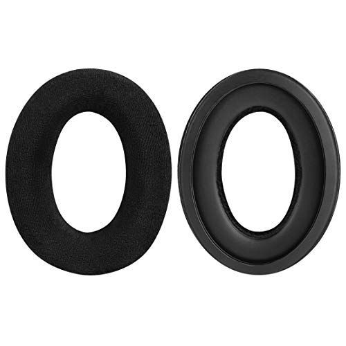 Geekria Comfort Velour - Almohadillas de repuesto para auriculares Sennheíser Game ONE, PC360, PC363D, PC373D (Negro)