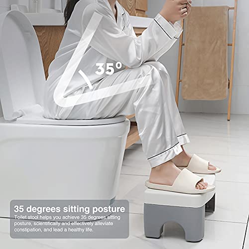 GeKLok Taburete de inodoro desmontable con base antideslizante, escalón de baño ligero para niños y adultos, con rodamiento de 100 kg (rosa)