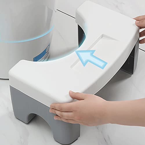 GeKLok Taburete de inodoro desmontable con base antideslizante, escalón de baño ligero para niños y adultos, con rodamiento de 100 kg (rosa)