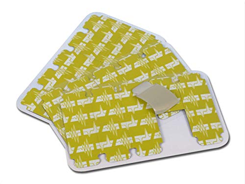 GIMA 33341 Electrodo de pestaña pre-gelificado desechable, 34 mm x 22 mm