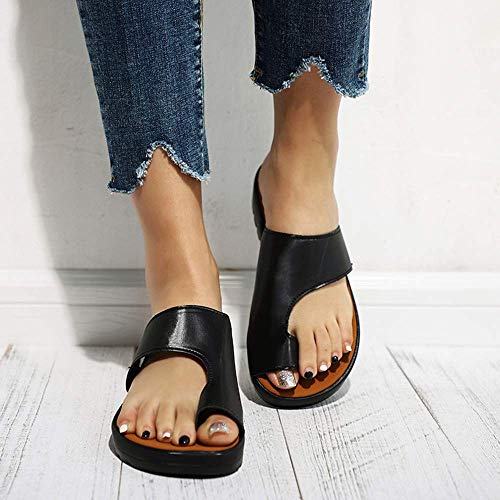 GJJSZ Férulas,Sandalias de Verano para Mujer de Dedo Gordo Plano Hallux valgus Sandalias ortopédicas cómodas para el Tratamiento