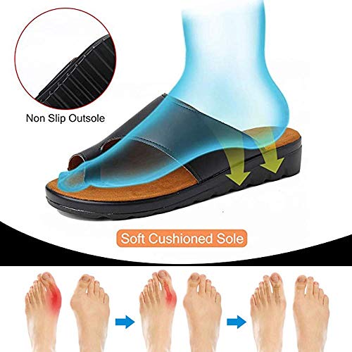 GJJSZ Férulas,Sandalias de Verano para Mujer de Dedo Gordo Plano Hallux valgus Sandalias ortopédicas cómodas para el Tratamiento