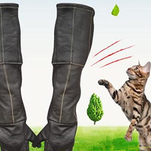 Guantes de Trabajo Limpie Los Gatos Y Los Perros For Que Se Rasque For Prevenir Los Gatos Y Los Pinceles Guantes De Perro Anti-bocado Protectores Protectores Suministros Pet Peine