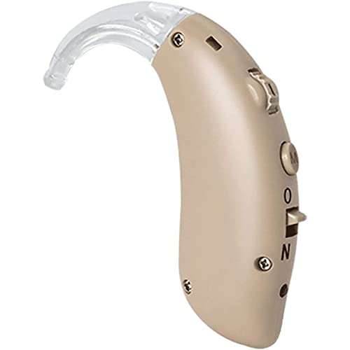 GXLO Mejorador de Sonido Recargable detrás del oído Auriculares para Personas Mayores Potenciador de Sonido de conducto de Aire Personal Listo para Usar en Cualquier Oreja Izquierda o Derecha