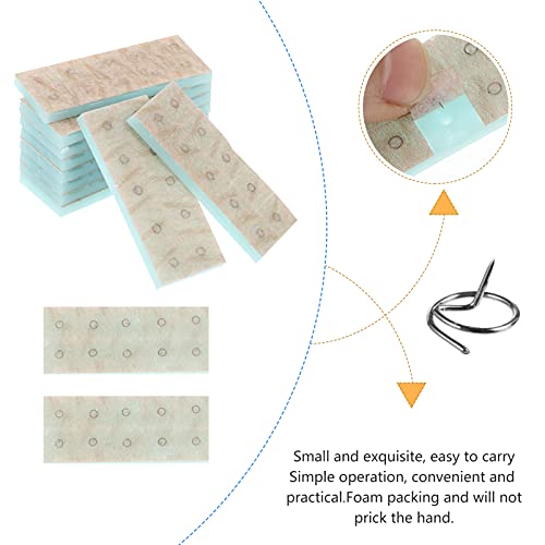 HEALLILY 200 Unidades de Semillas de Prensado de Oreja Acupuntura Aguja de Vaccaria Pasta de Masaje Pegatinas Auriculares Desechables Kit de Acupresión de Semillas de Oído 0. ¡25X1! 3Mm