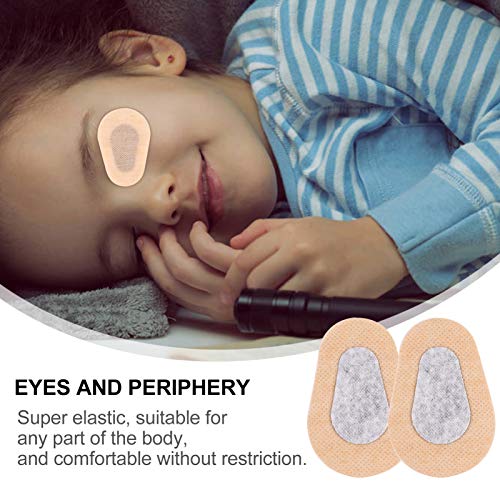 HEALLILY 6 Pares de Parches Oculares Ortopédicos Parche para Heridas en Los Ojos Parches para Ojos Perezosos Almohadillas para Los Ojos No Tejidas para Tratar La Ambliopía Y El Estrabismo