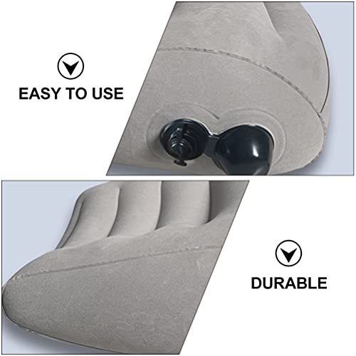 HEALLILY Almohada de Apoyo Lumbar Silla Inflable Cojín Trasero Cómodo Alivio Del Dolor de Descanso de La Cintura con Bolsa de Almacenamiento para Silla de Oficina Asiento de Coche (
