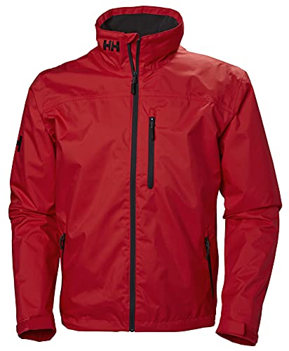 Helly Hansen Crew Midlayer Chaqueta deportiva impermeable, Hombre, Rojo (Red), L