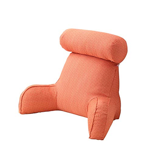 HIFONI - Almohada de lectura, cojín soporte lumbar con espuma destruida con memoria de forma | Leer o jugar sobre la cama, el sofá o el suelo, excelente para sentarse y leer o jugar, 754040 cm