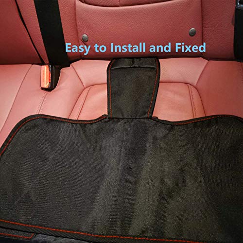 HONZUEN Protectores Asientos Coche para Asientos Infantiles, Cubierta de Asiento de Automóvil Universal Compatible con ISOFIX, Almohadilla de Asiento Infantil Antideslizante de Fácil Limpieza