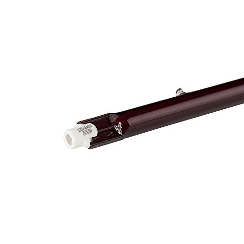 Infrarrojos Bombillas halógenas Tubo-HoneyFly J118 220V 300W/500W 118mm Solo Espiral Lámpara Del Calentador Para Calefaccion Secado Tubo De Cristal De Cuarzo 24 Horas De Soporte Al Cliente(3pcs) (500)